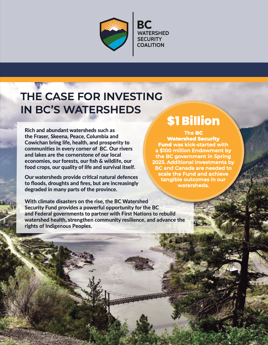 Case For Investing in Watershed Security